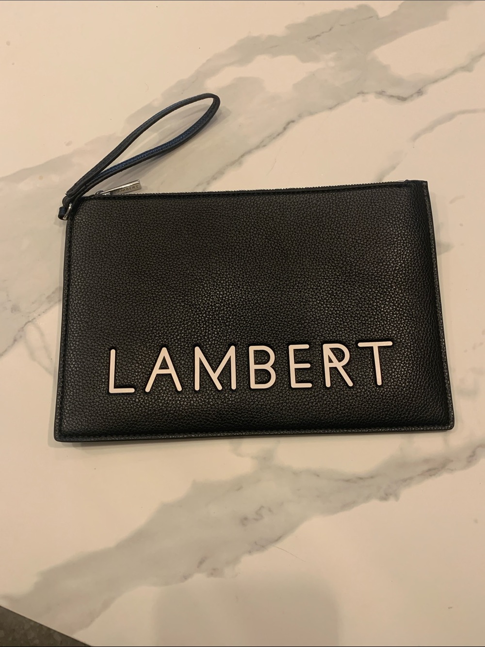 NWOT Lambert faux leather wristlet pouch